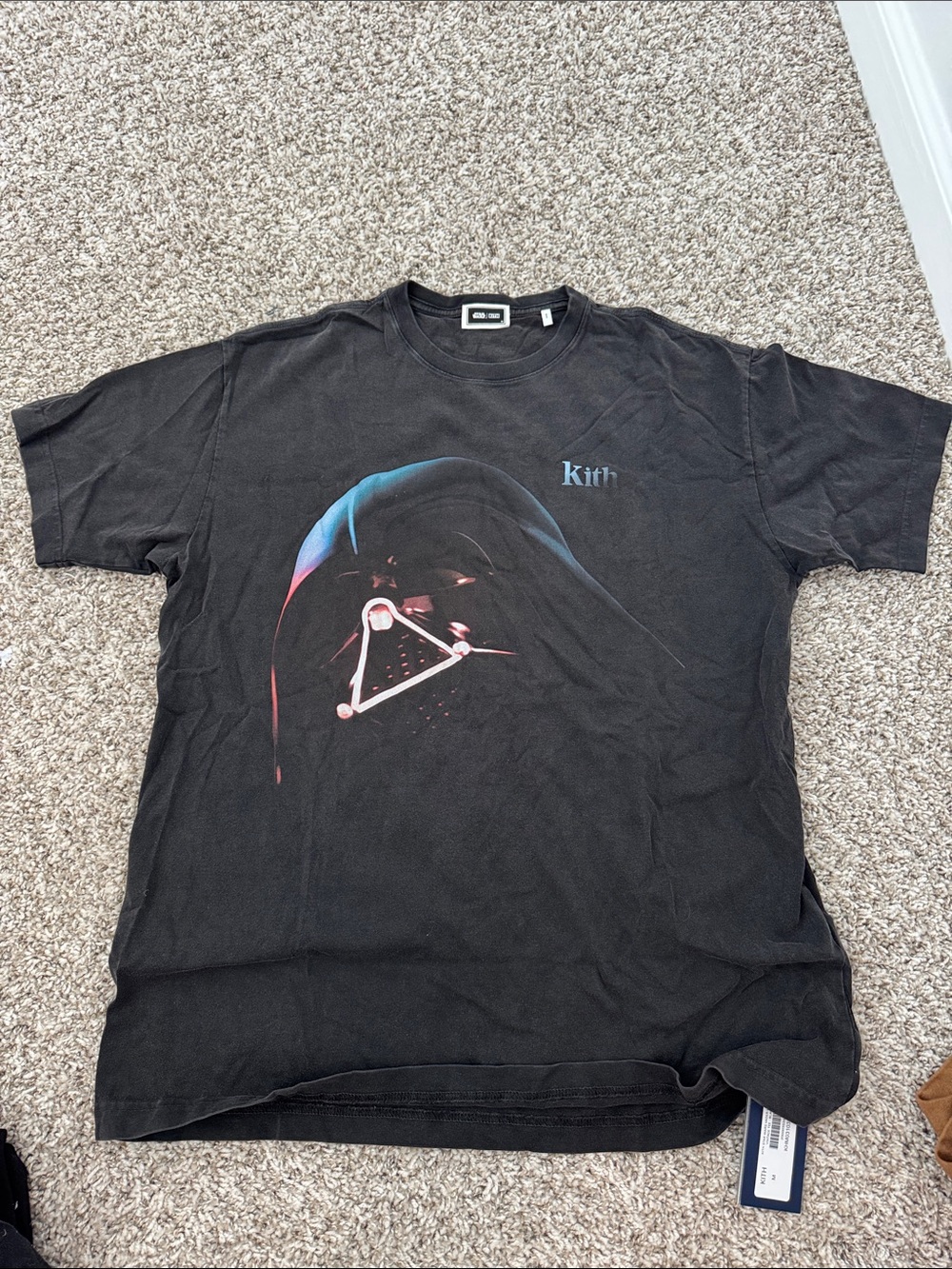 Kith Star Wars Vader Helmet Vintage Tee